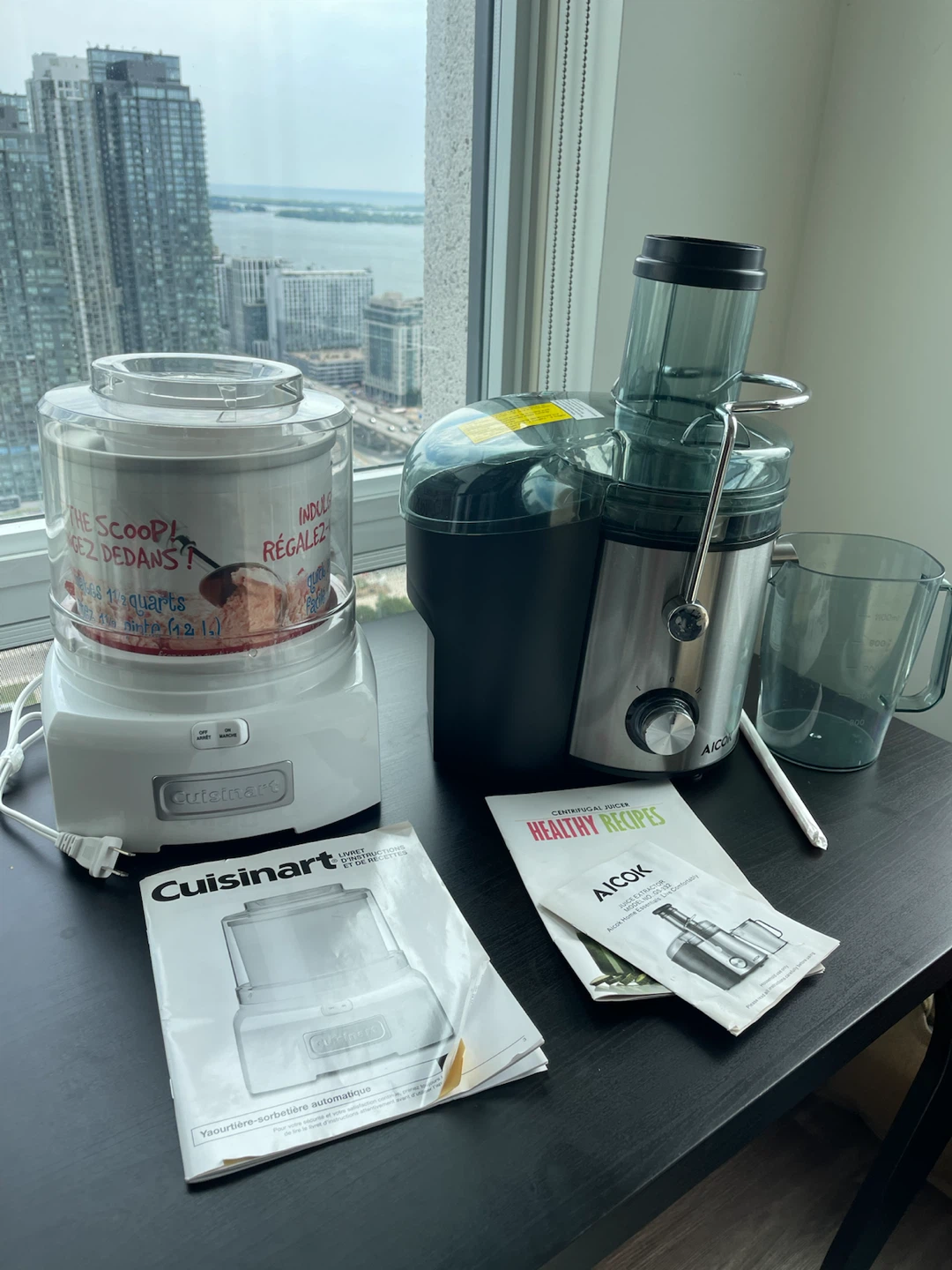 Cuisinart Ice Cream Maker & Aicook Juicer
