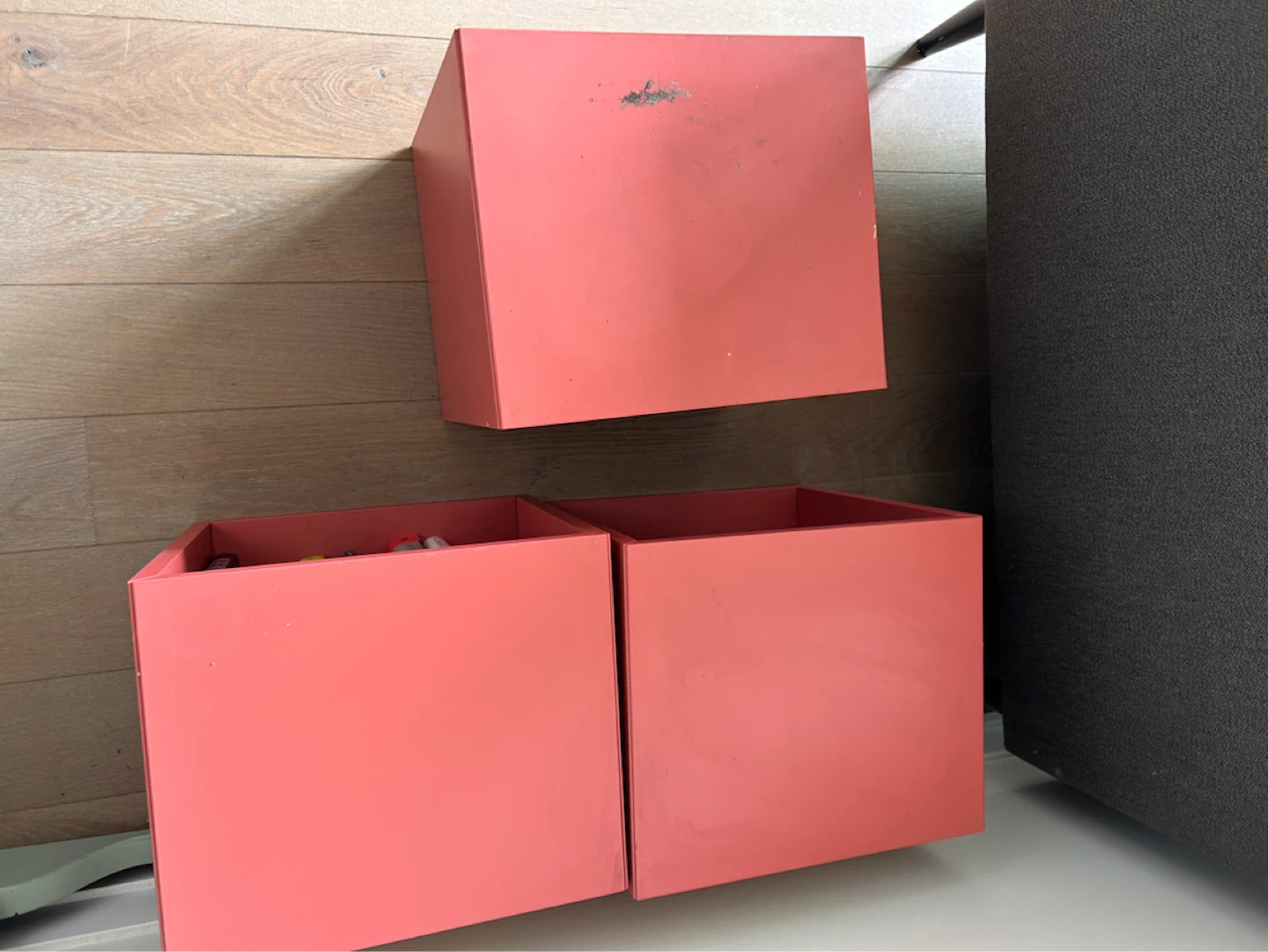Coral Cube Shelving Units (Set of 3) - photo 2