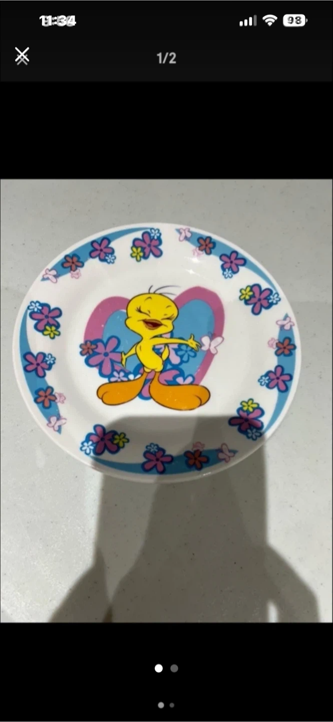 Tweety Bird Plate - Gibson