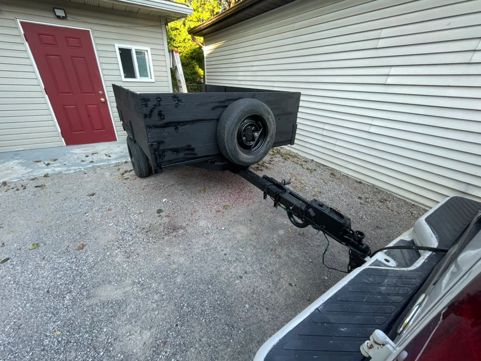Black Utility Trailer - photo 3