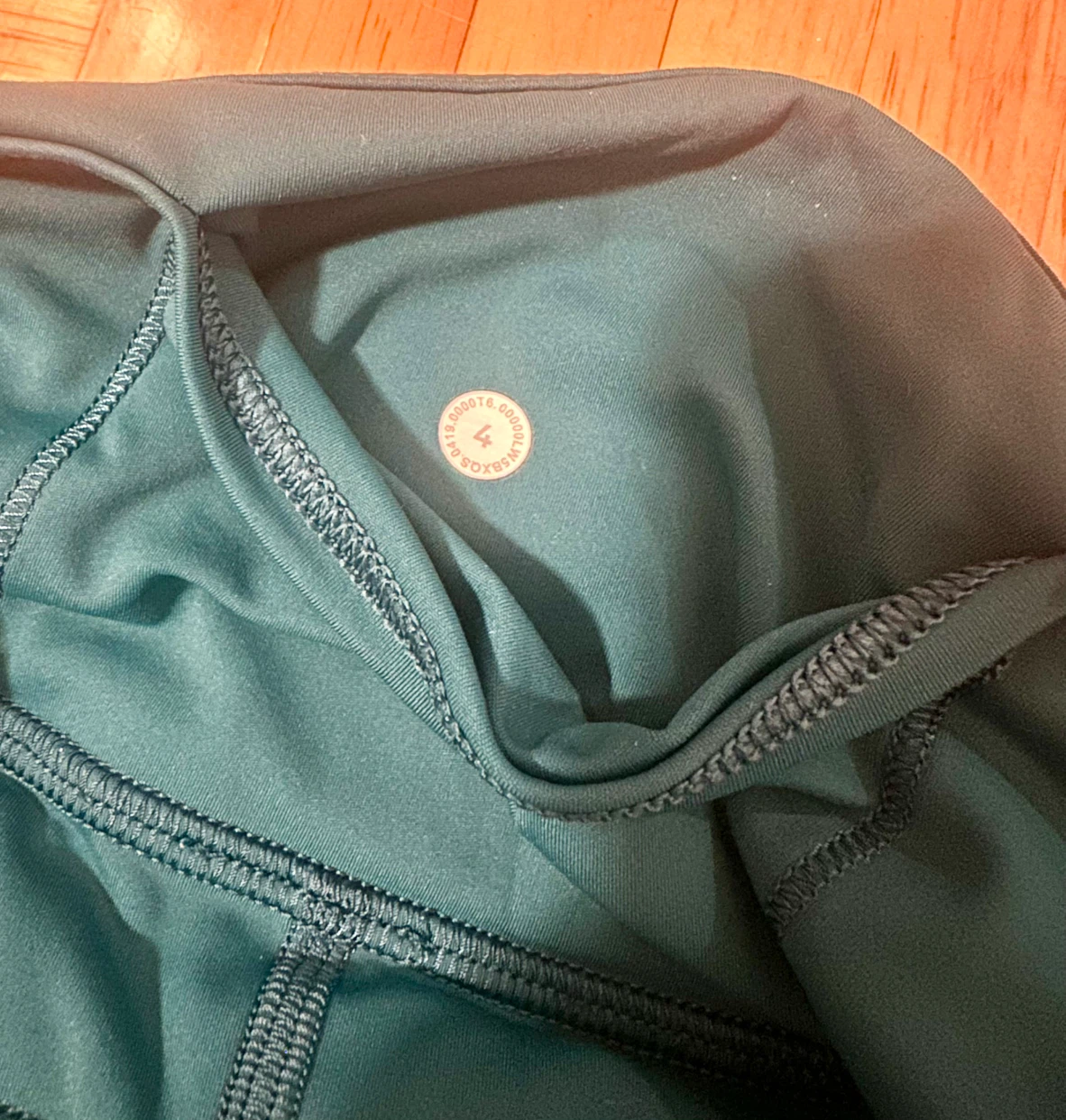 Lululemon Fast and Free High-Rise Leggings Teal Size 4 - photo 2