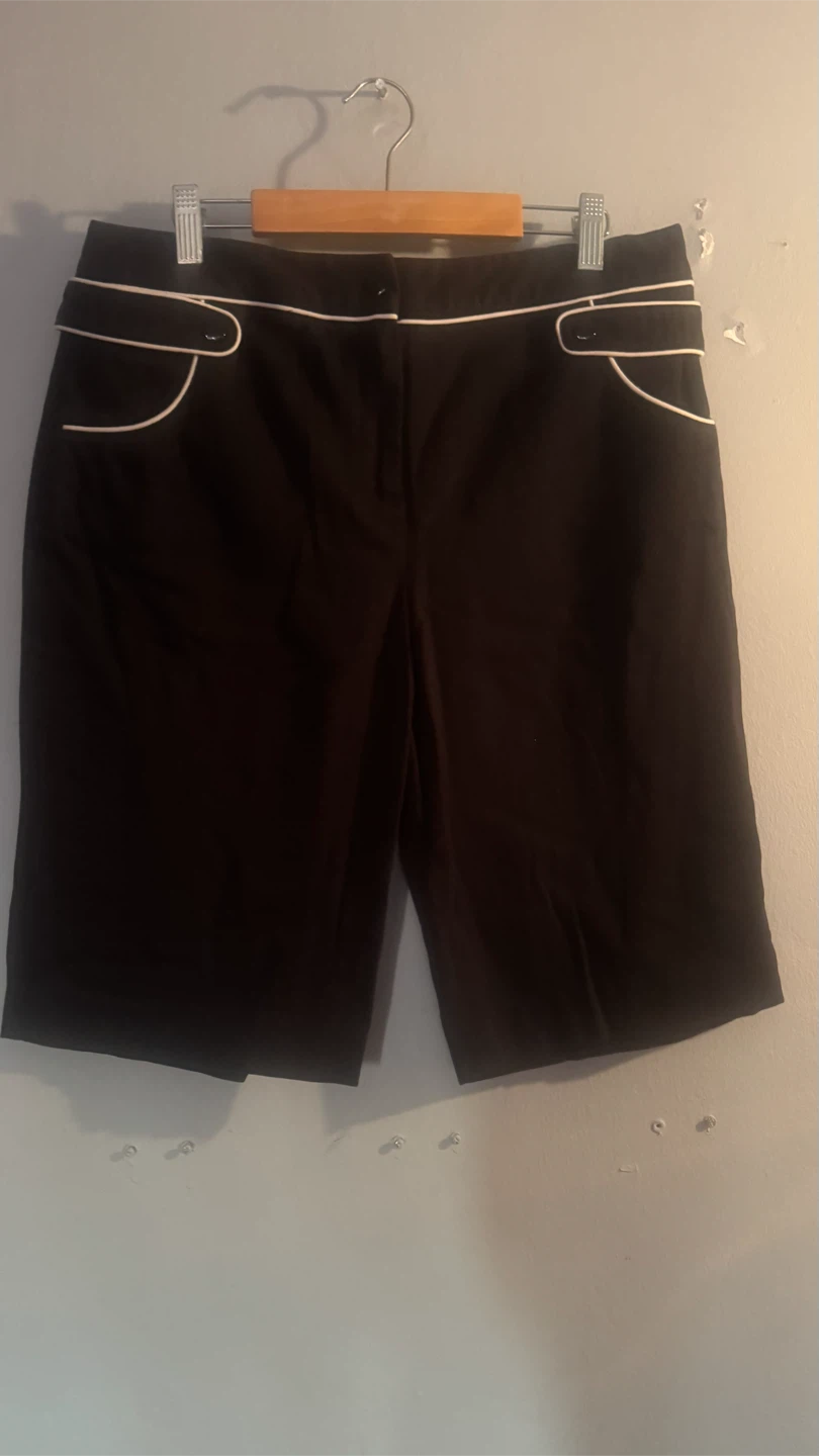 Larry Levine Black Shorts Size 10 - photo 5