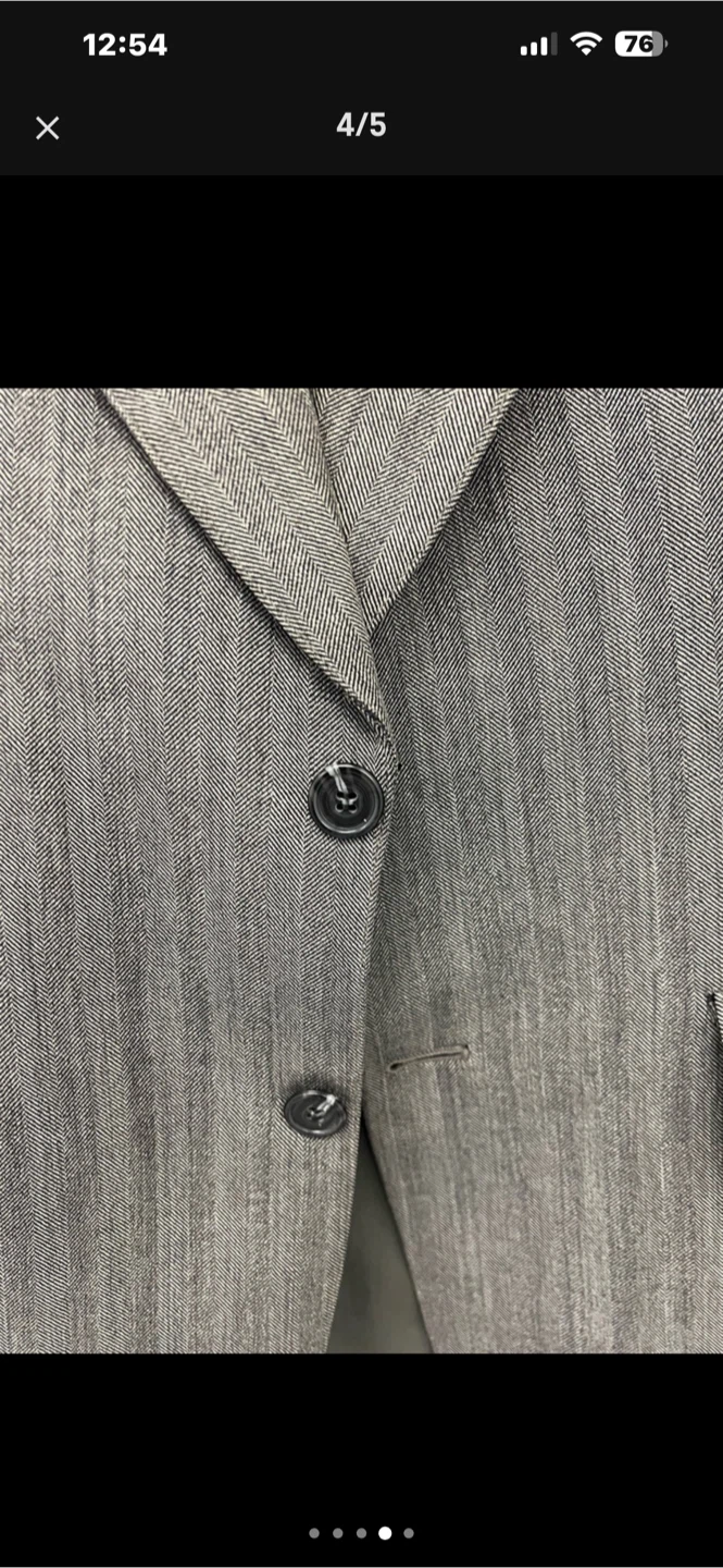 Grey Suit Jacket and Vest Set - photo 5