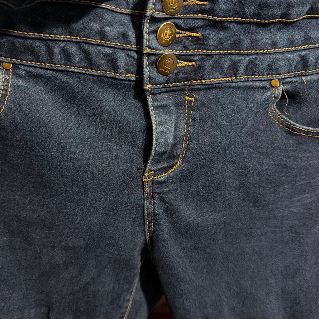 d.jeans. High Waist Cropped Jeans capri - photo 4