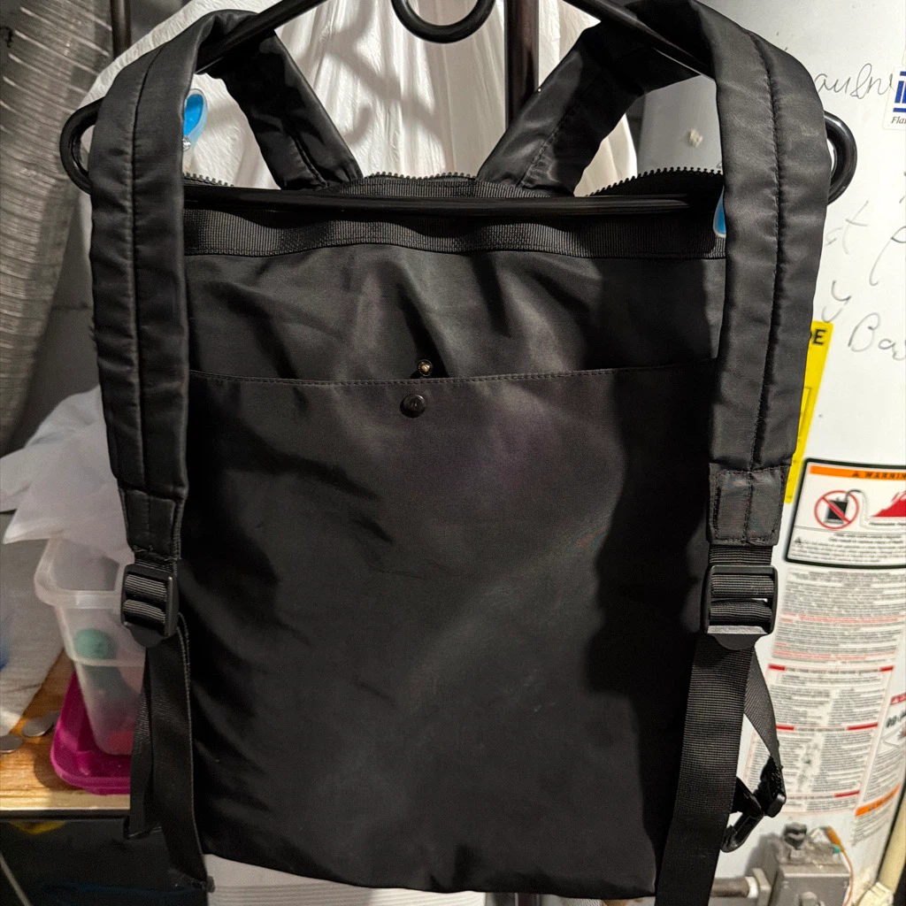 Black Backpack Tote Bag - photo 3