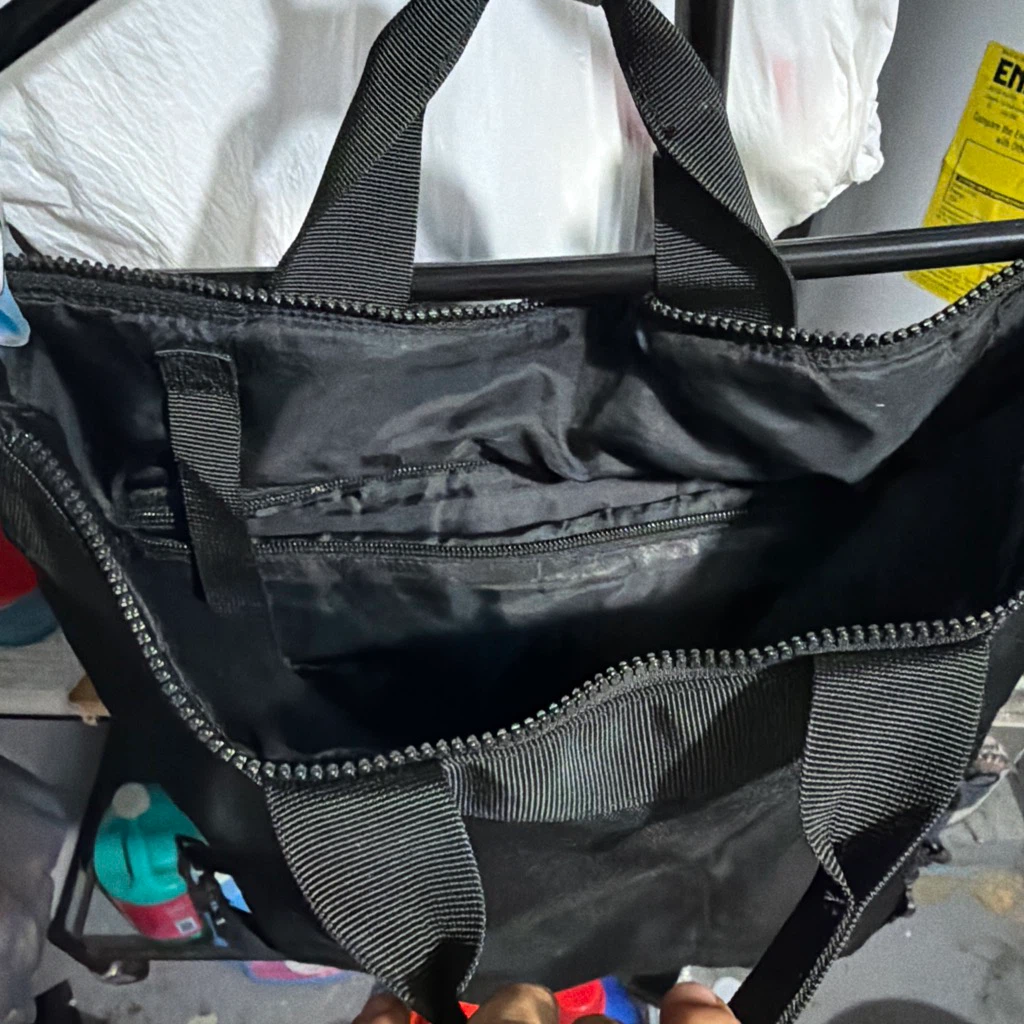 Black Backpack Tote Bag - photo 4