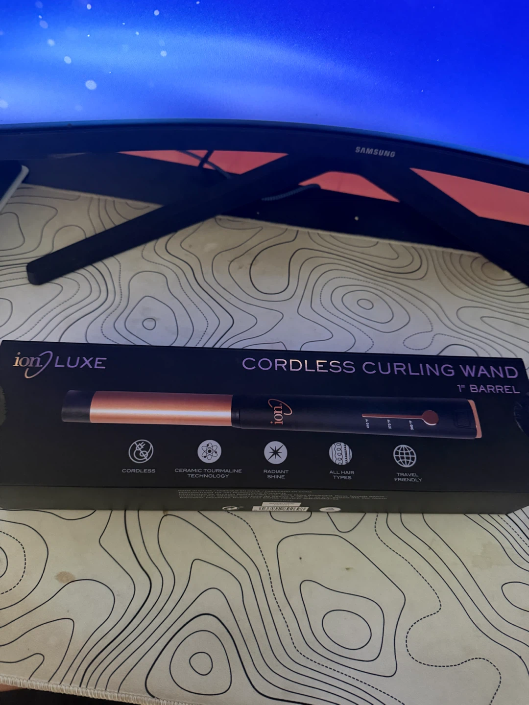 ion LUXE Cordless Curling Wand
