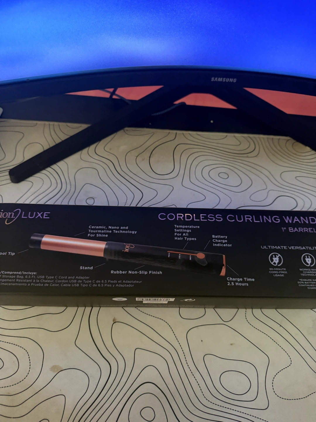 ion LUXE Cordless Curling Wand - photo 4