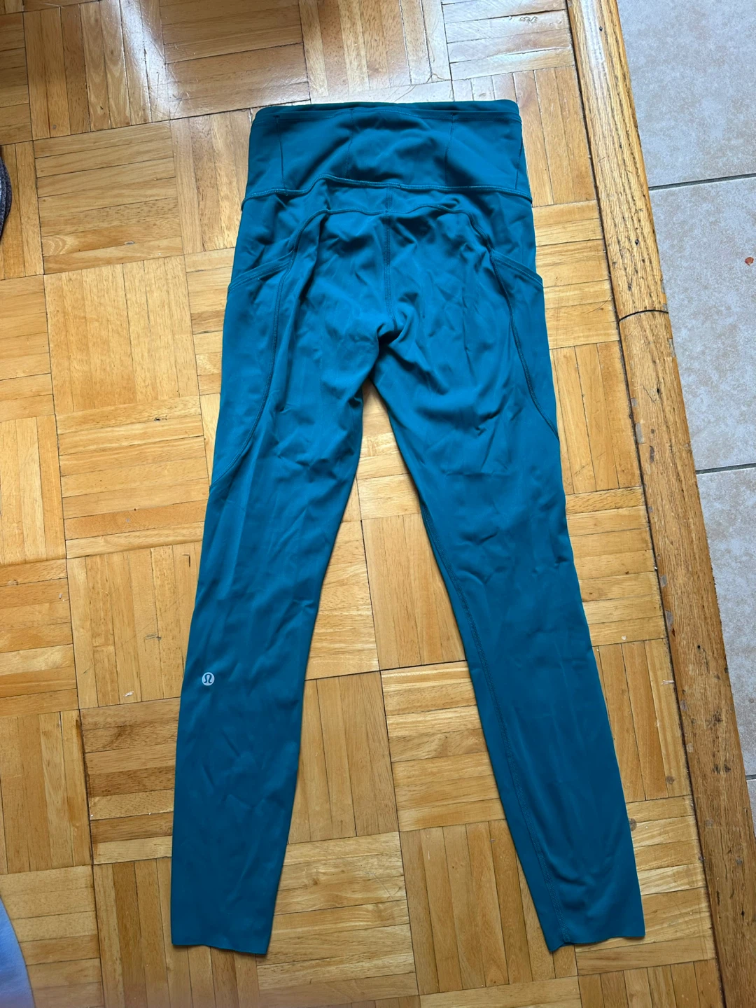 Lululemon Fast and Free High-Rise Leggings Teal Size 4 - photo 3