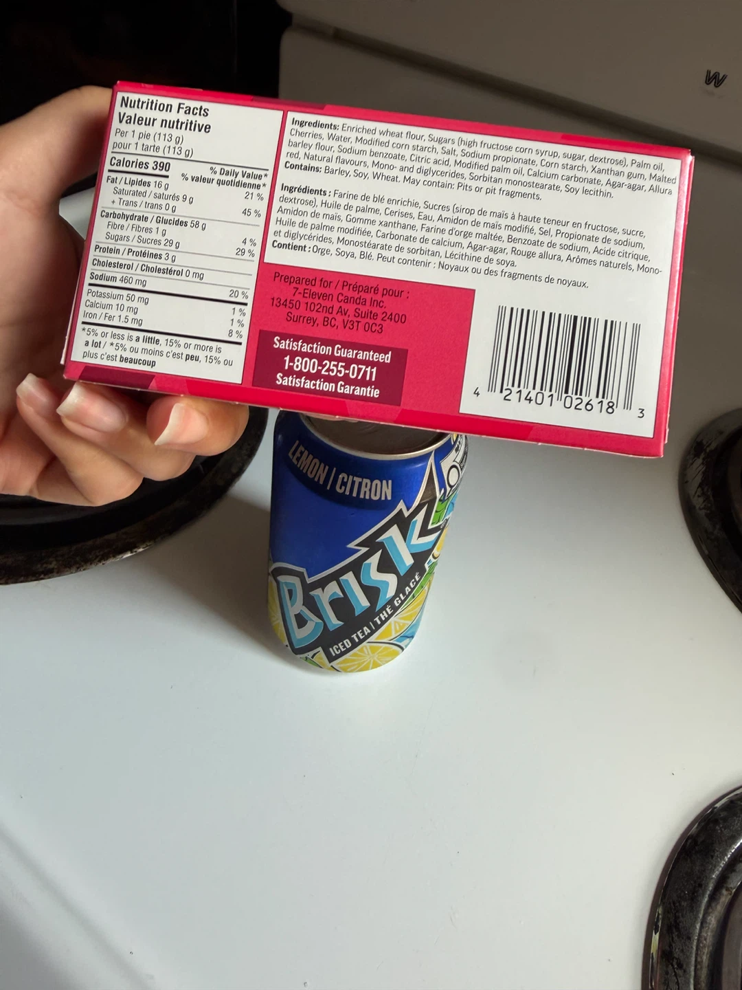 Brisk Lemon Iced Tea and 7-Select Cherry Snack Pie - photo 3