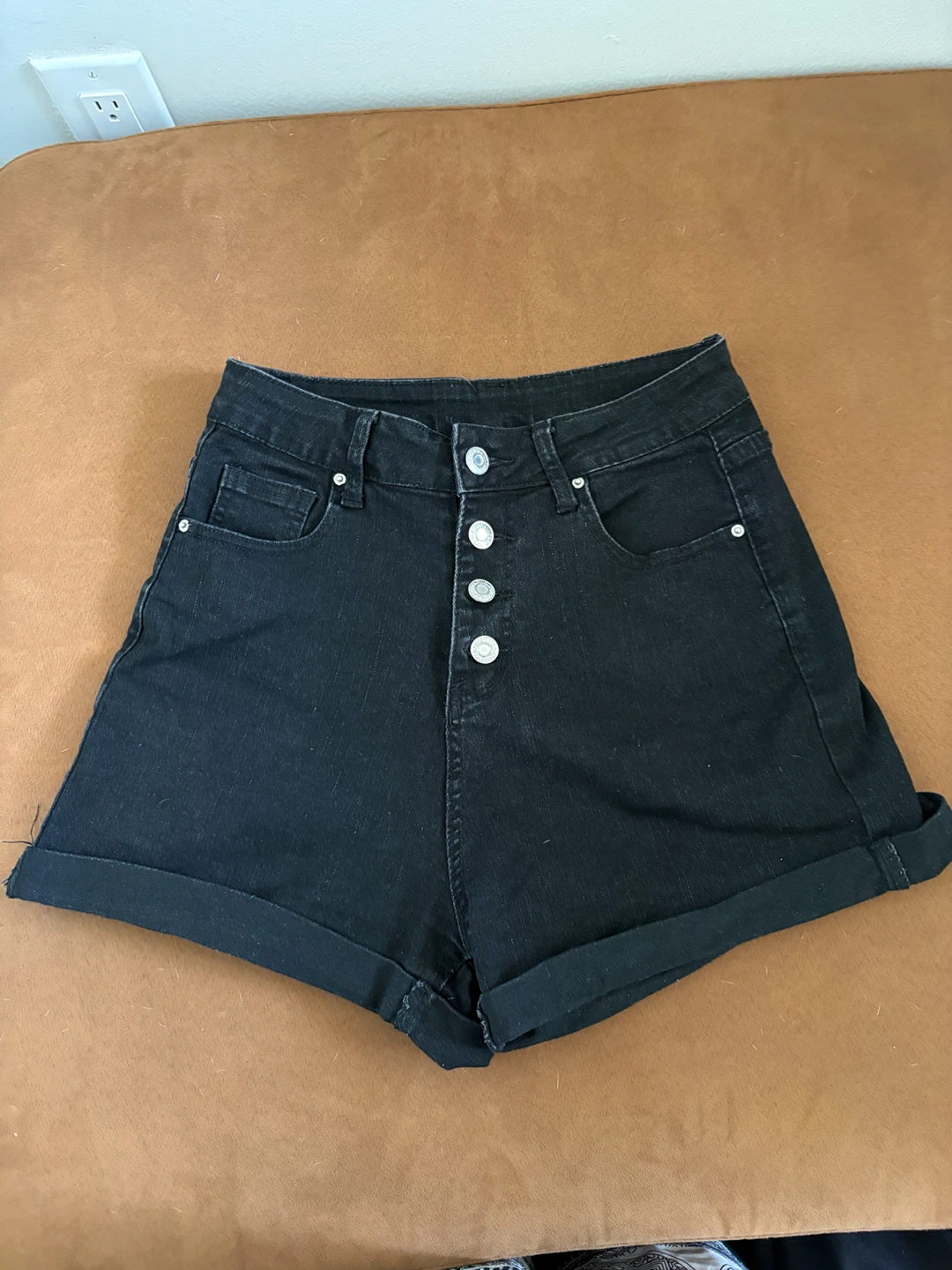 PIECES Denim Shorts, black shorts and bikini bundle - photo 3