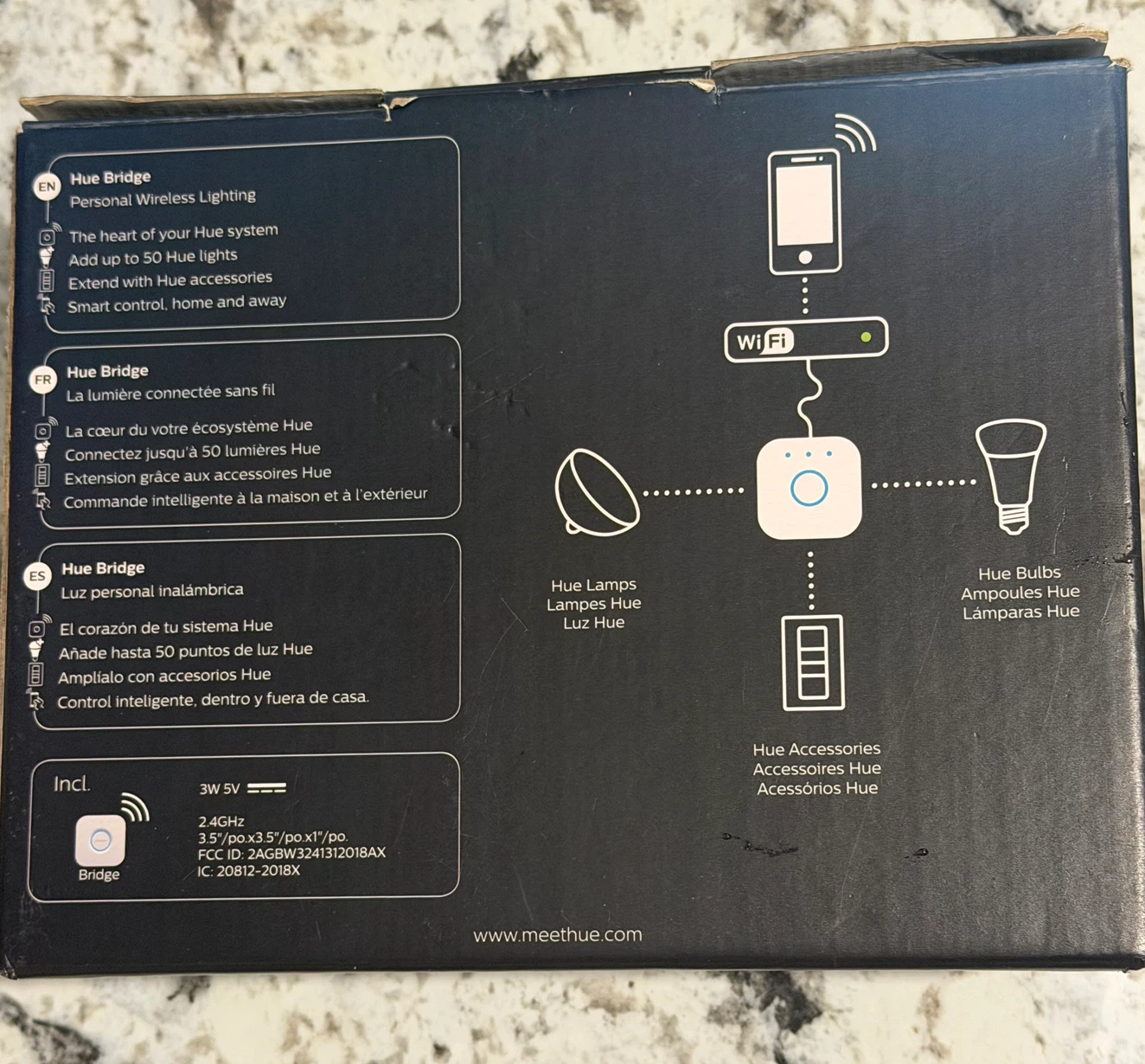 Philips Hue Bridge Smart Home Hub - photo 2