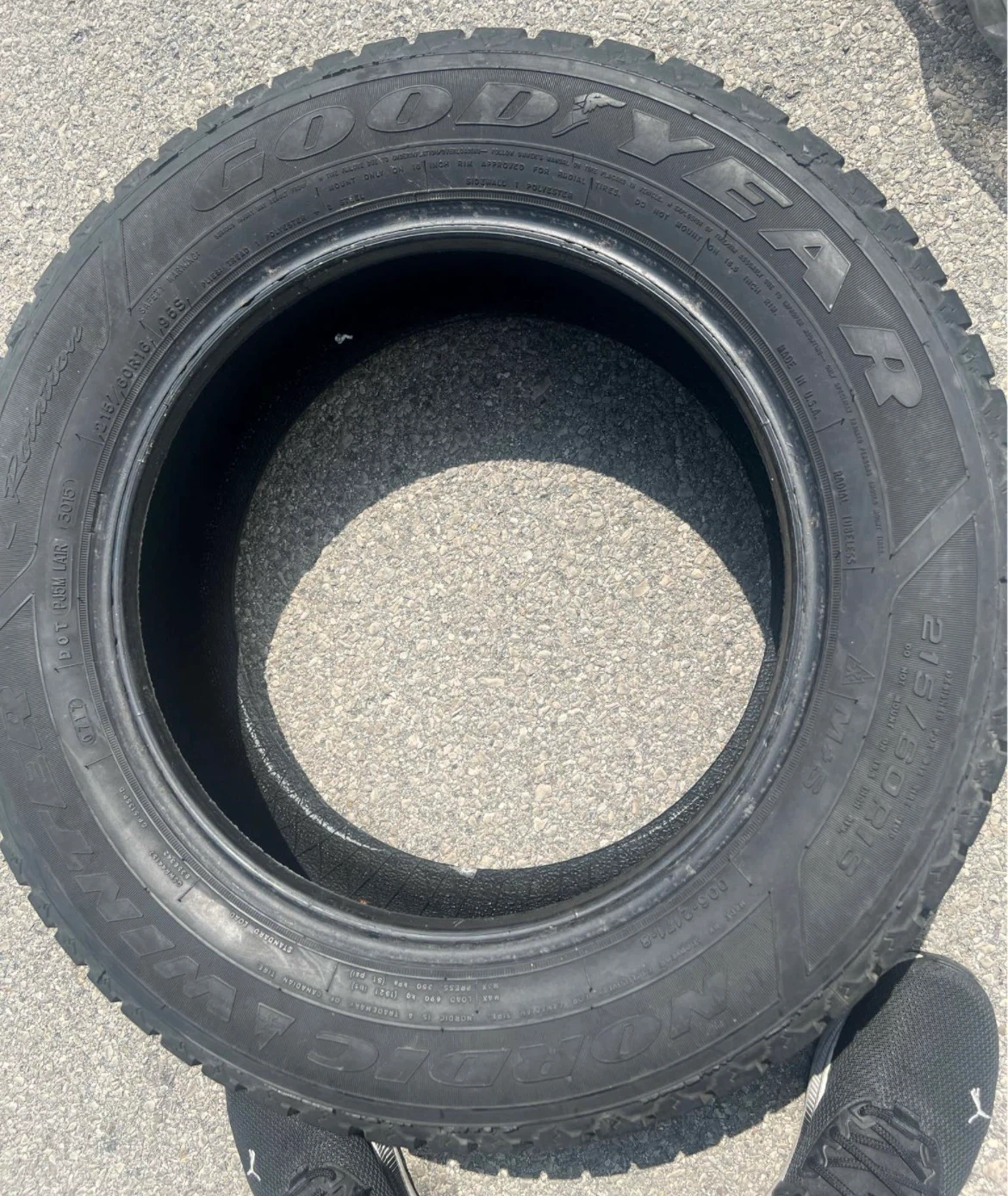 215/60 R16 Good year tires - photo 2