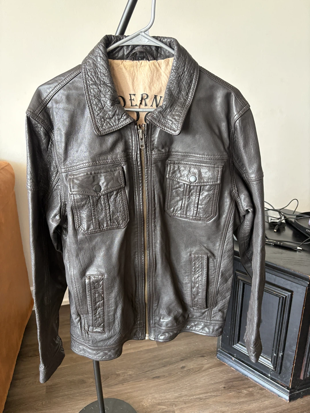 Wilderness Lodges Leather Jacket