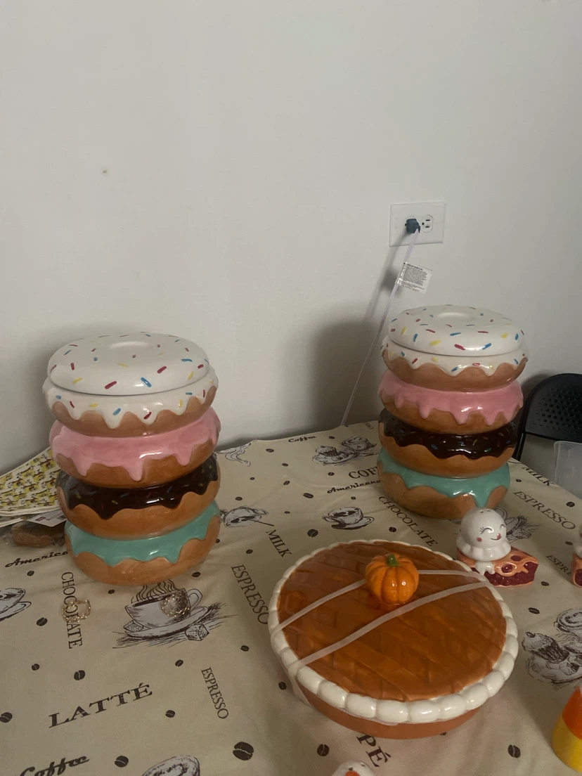 Halloween Themed Ceramic Cookie Jars and Shakers