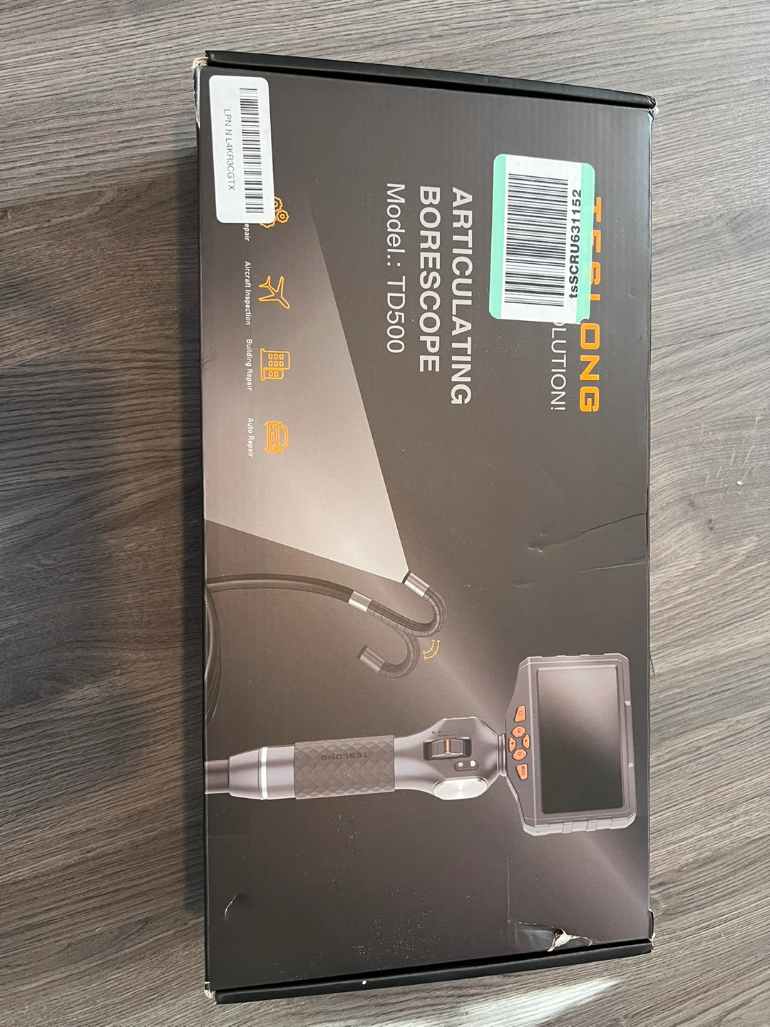 Teslong Articulating Borescope TD500