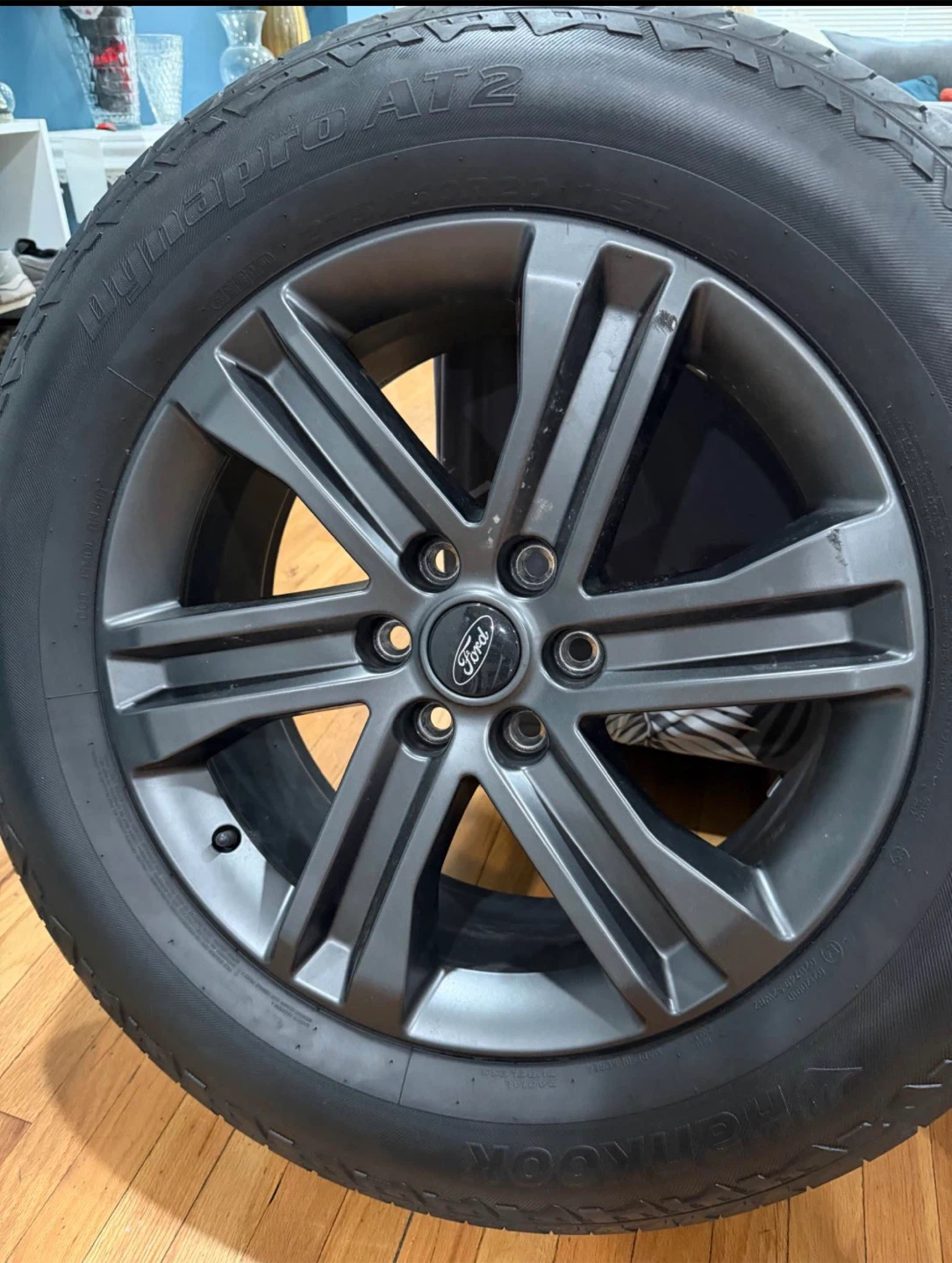 I'm selling 4 rims with tires for a Ford F150.