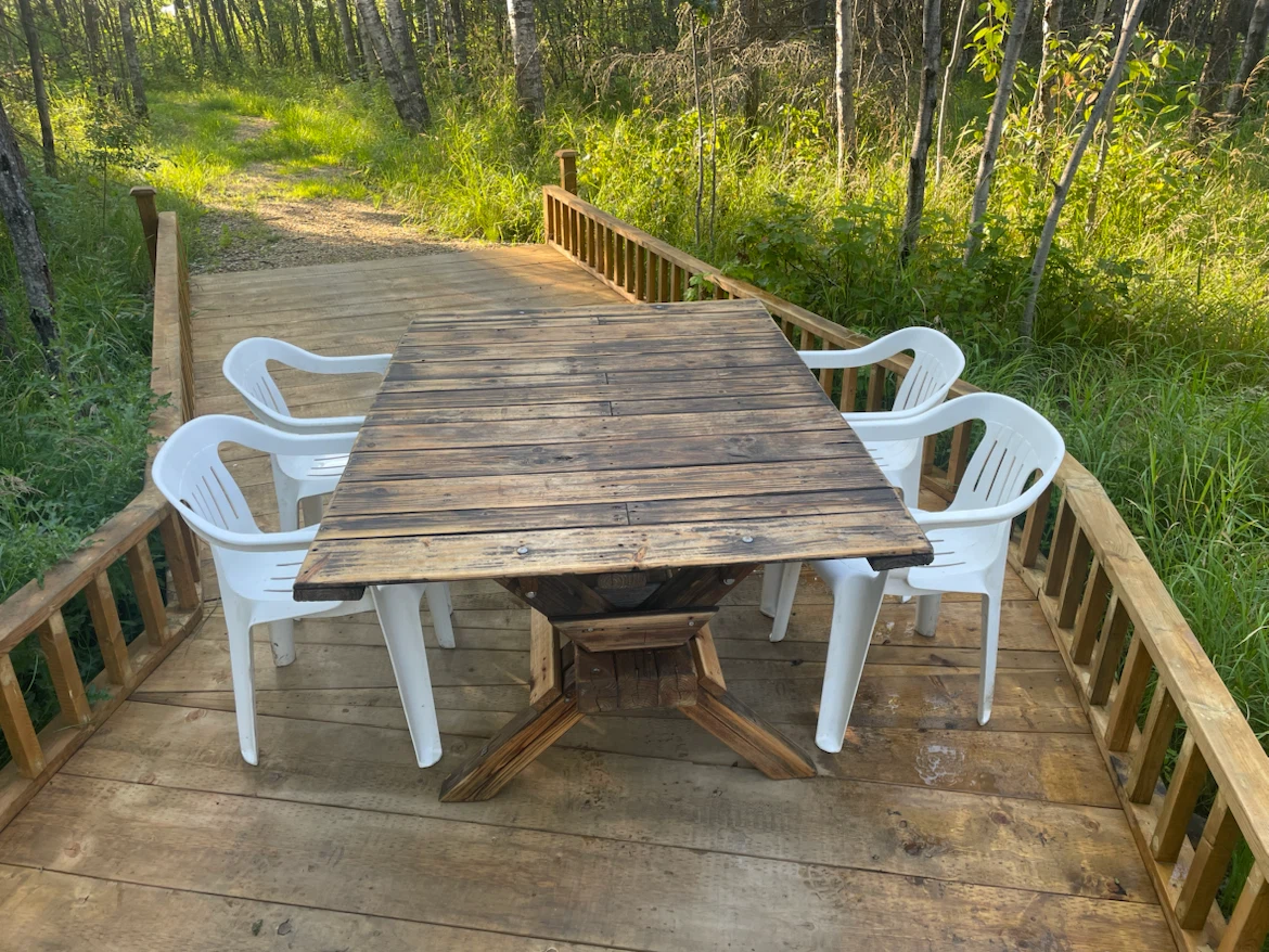 Solid, Durable Outdoors Cedar Dining Table (French Finished) - photo 2