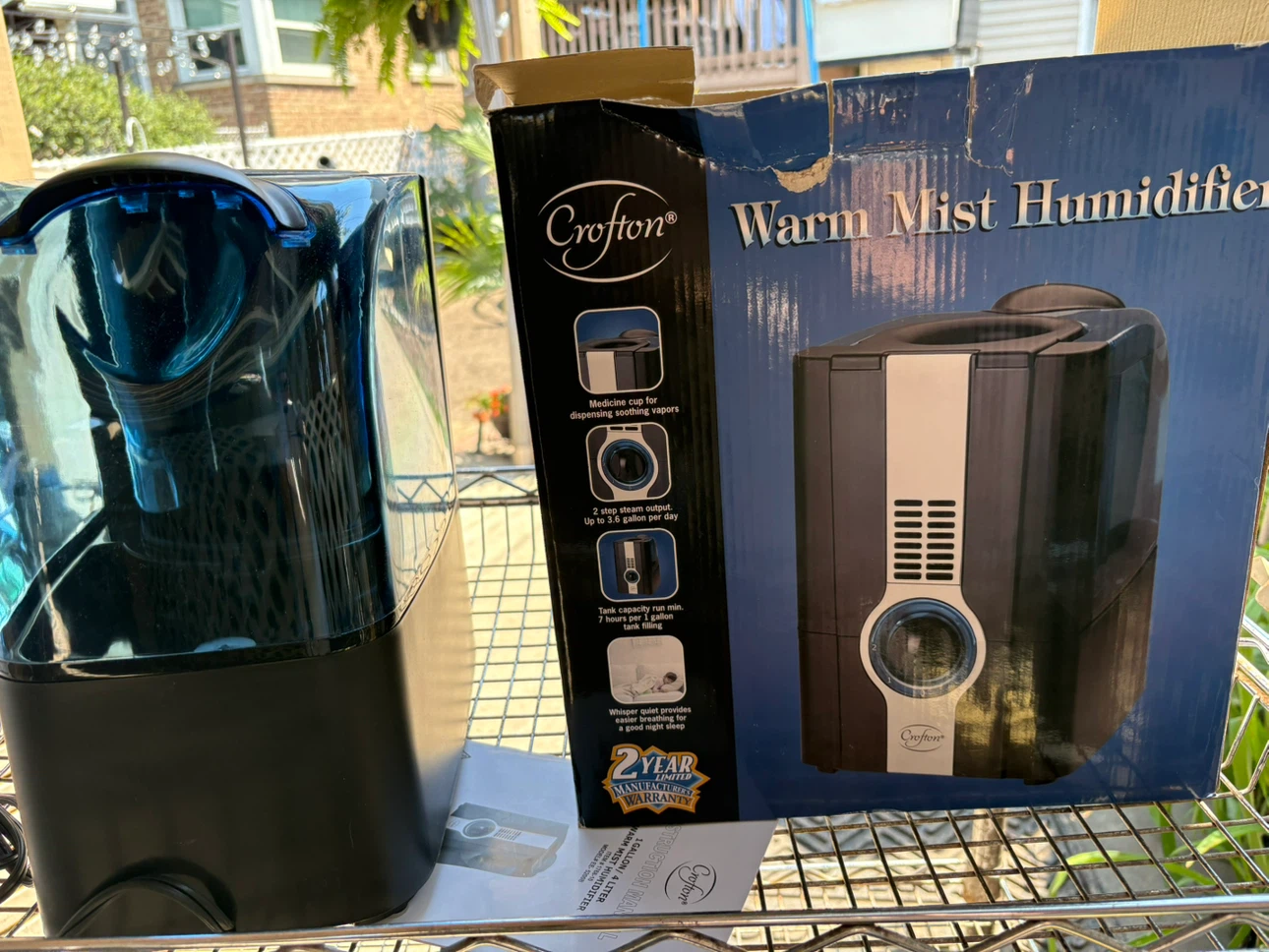 Crofton Warm Mist Humidifier