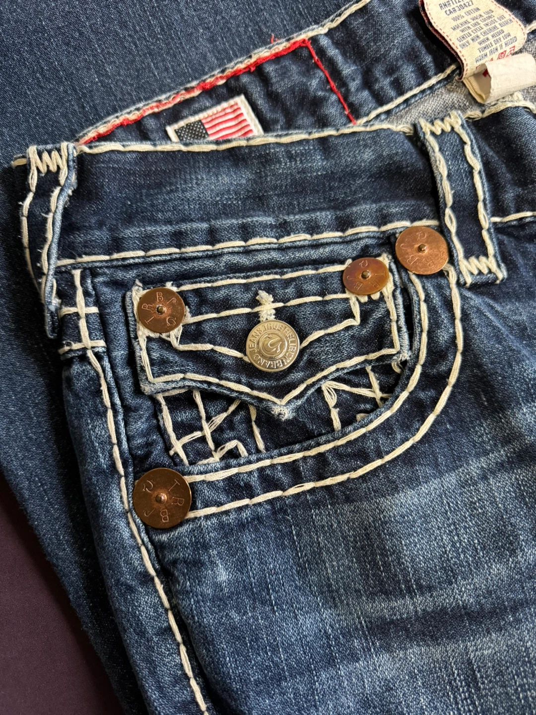 Men’s True Religion Jeans Super T Billy Bootcut - photo 2