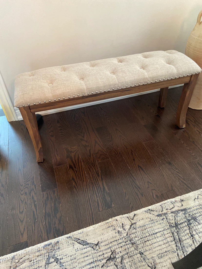 Tufted Upholstered Bench - photo 4