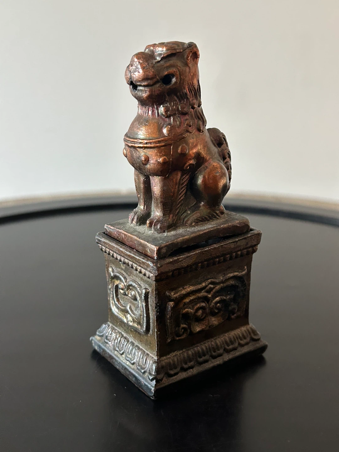 Vintage Bronze/Brass Foo Dog Incense Burner