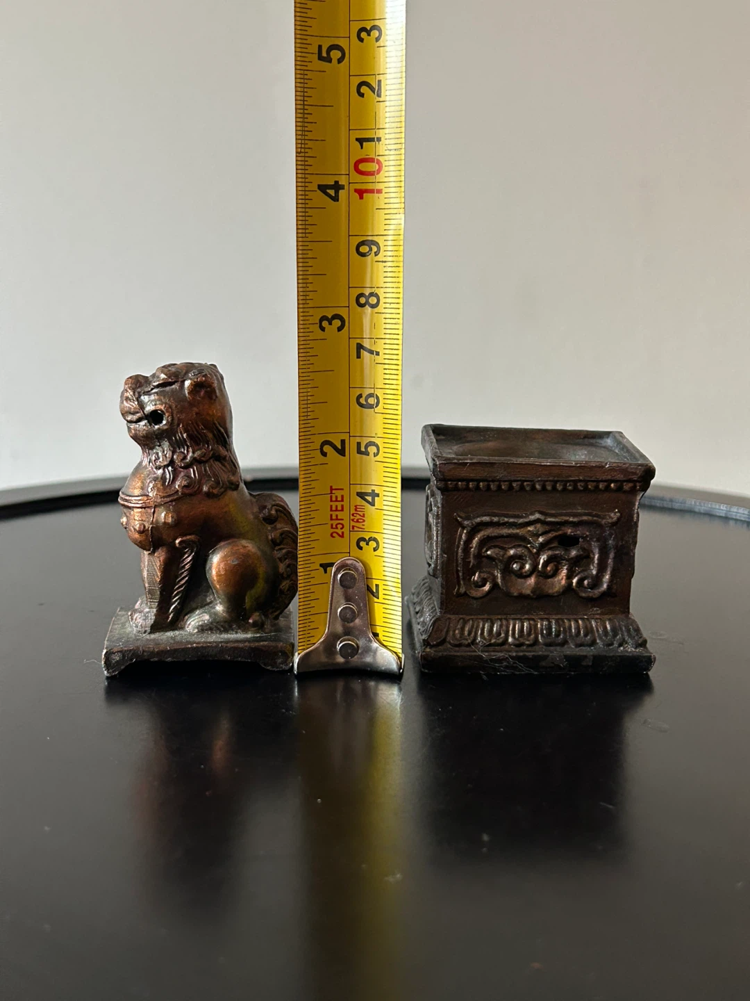 Vintage Bronze/Brass Foo Dog Incense Burner - photo 3