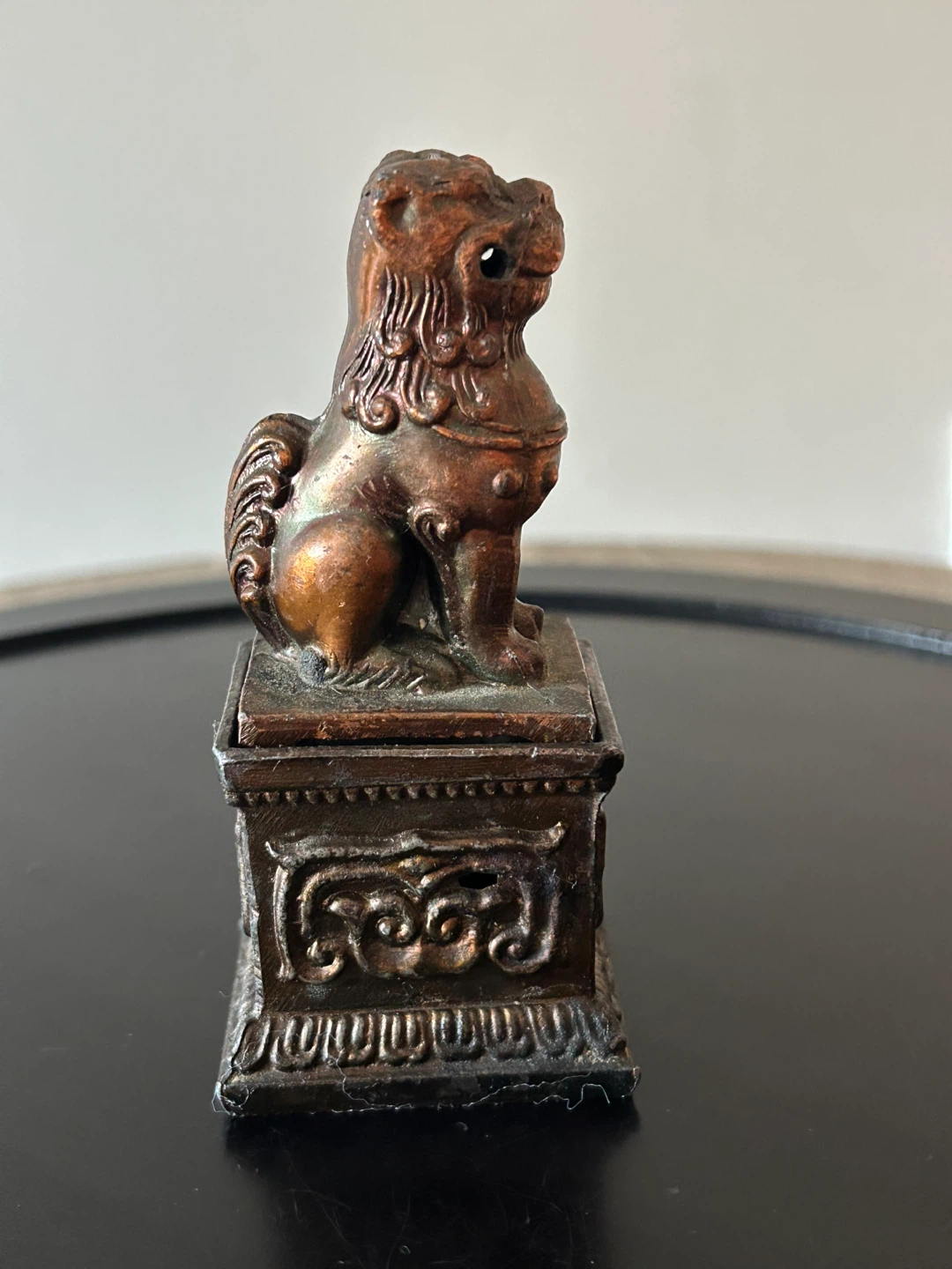 Vintage Bronze/Brass Foo Dog Incense Burner - photo 5