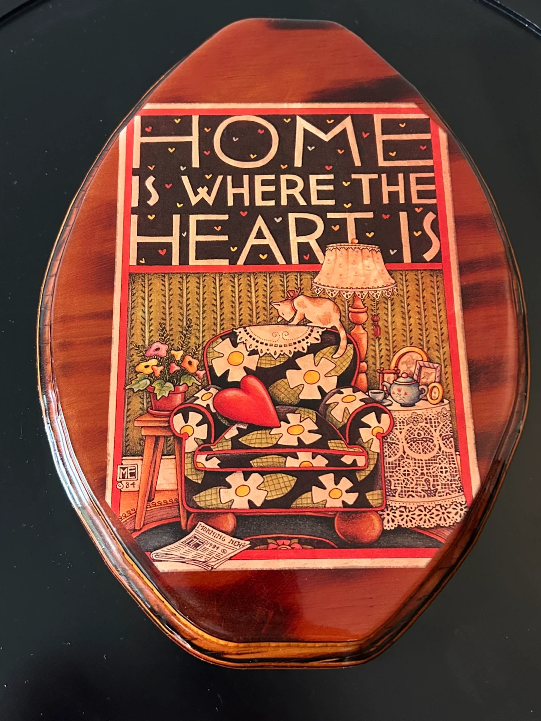 Vintage 1984  Wood Wall Plaque – Made in Canada