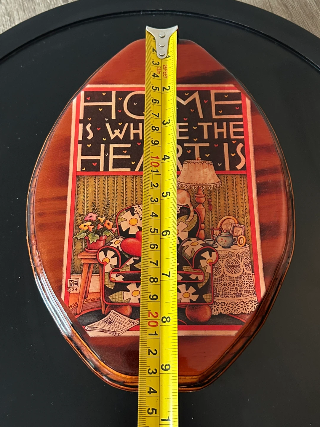 Vintage 1984  Wood Wall Plaque – Made in Canada - photo 2