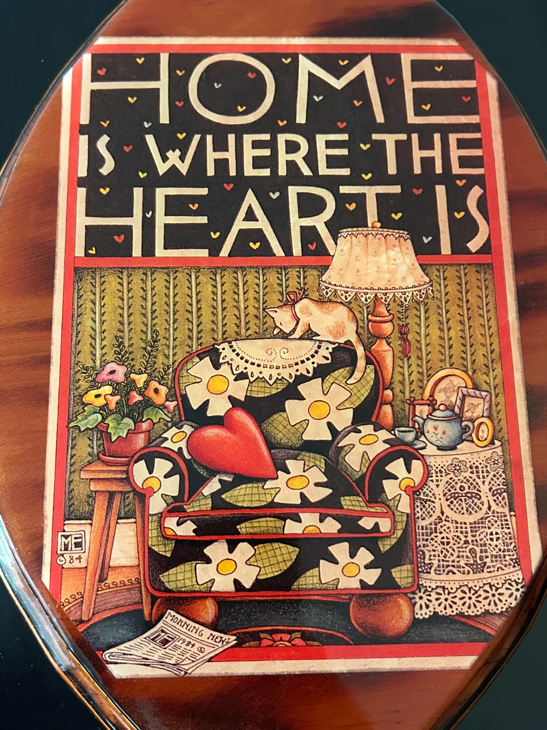 Vintage 1984  Wood Wall Plaque – Made in Canada - photo 3