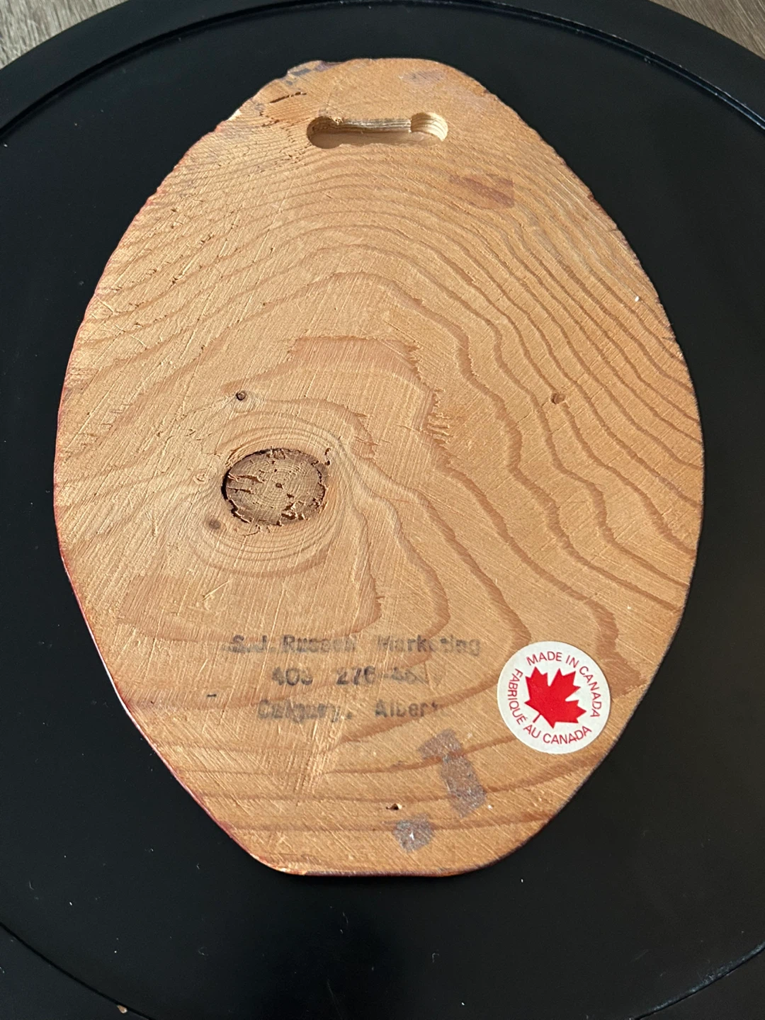 Vintage 1984  Wood Wall Plaque – Made in Canada - photo 4