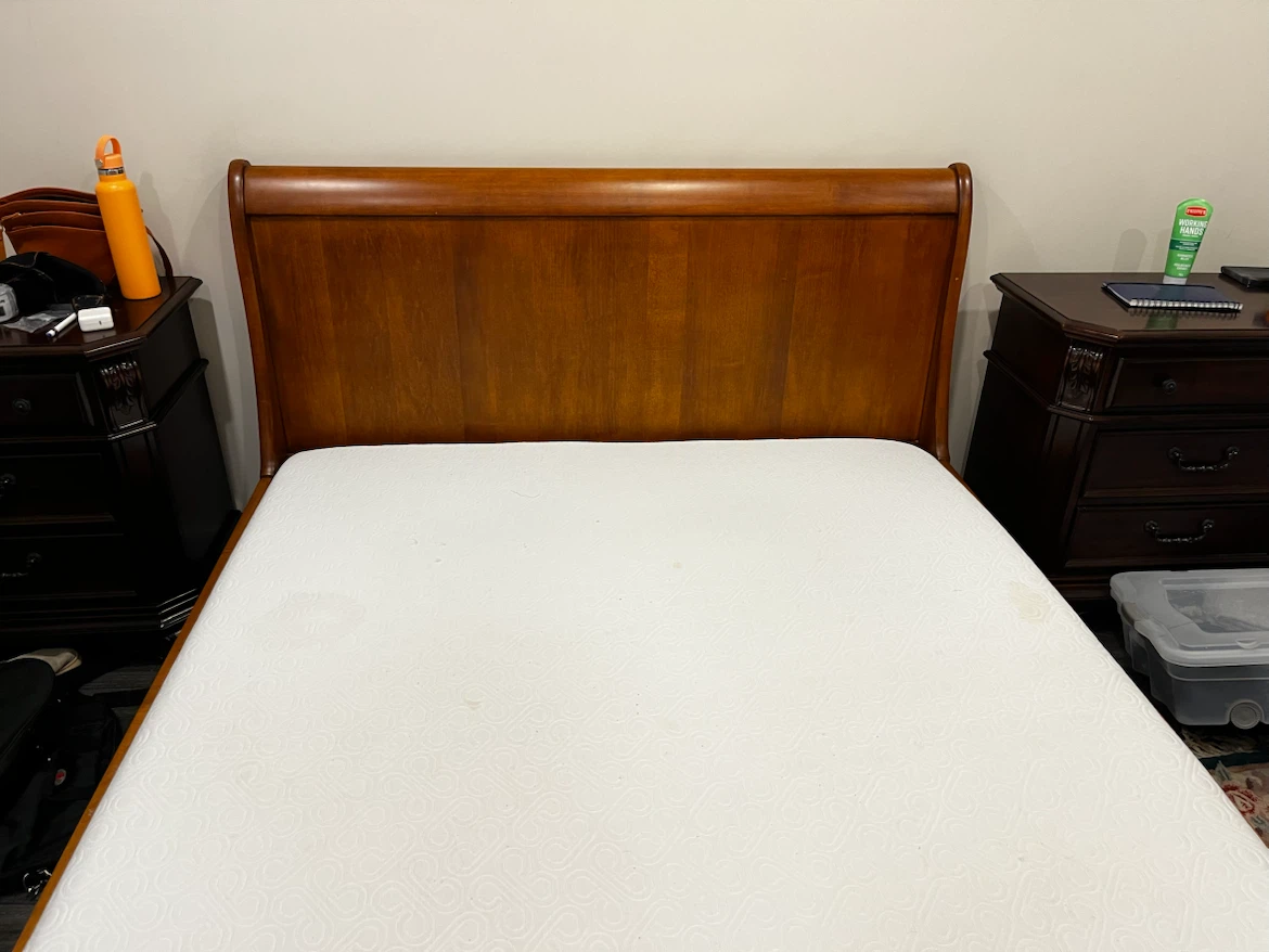 Wooden Sleigh Bed Frame - photo 2