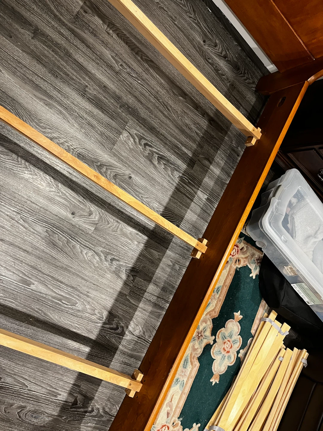 Wooden Sleigh Bed Frame - photo 3