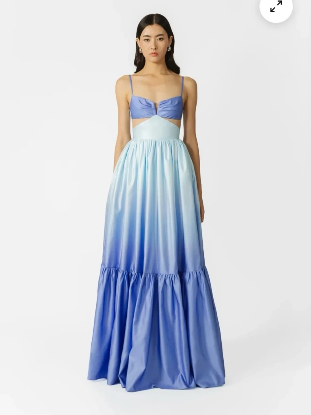 Sau Lee Blue Ombré Maxi Dress