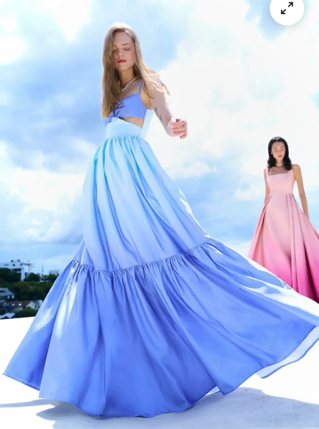 Sau Lee Blue Ombré Maxi Dress - photo 2