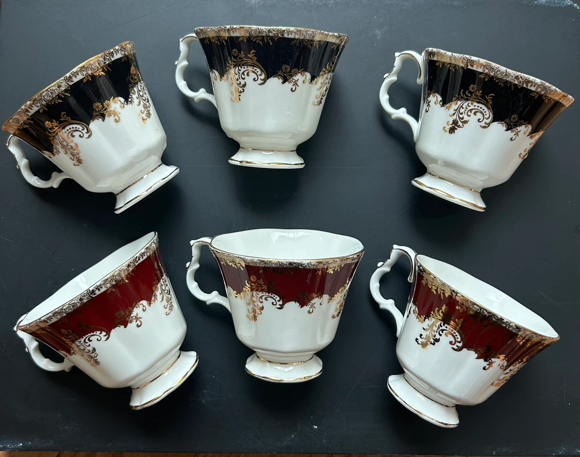 Royal Albert Regina VINTAGE Series Ruby Teacups Set - photo 5
