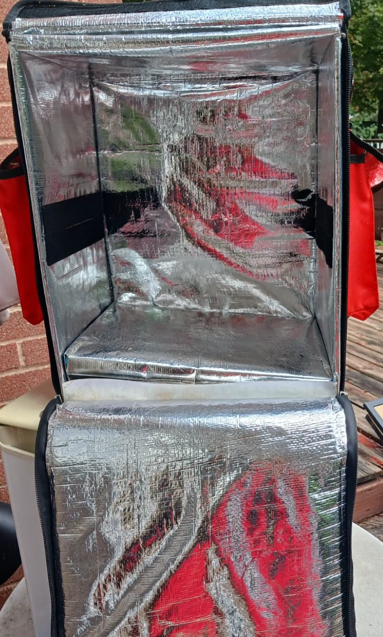 DoorDash Insulated Delivery Backpack / Food Delivery Bag - photo 2