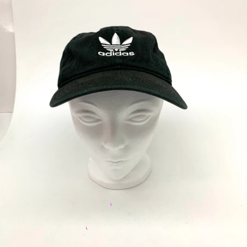 Black Baseball Cap Adjustable Sports Hat Casual Mens Womens Uni - photo 3