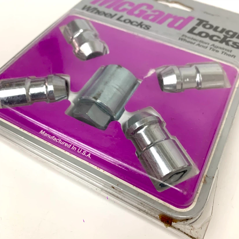 Wheel Locks Anti Theft Lug Nuts Set 4 with Key Car Security - photo 2