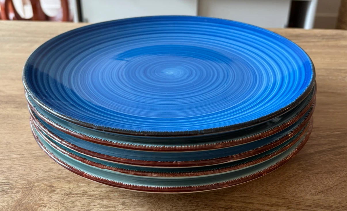 Vibrant dinner plates - set of 5 - photo 3