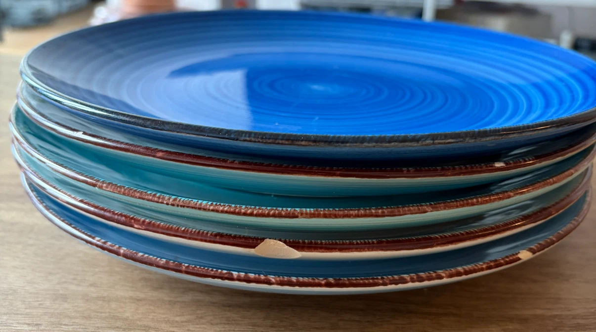 Vibrant dinner plates - set of 5 - photo 2