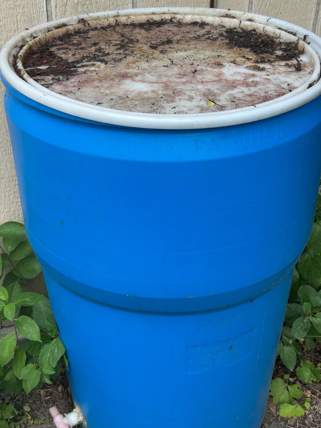 55-Gallon (208 L) Heavy-Duty Plastic Drum/Barrel