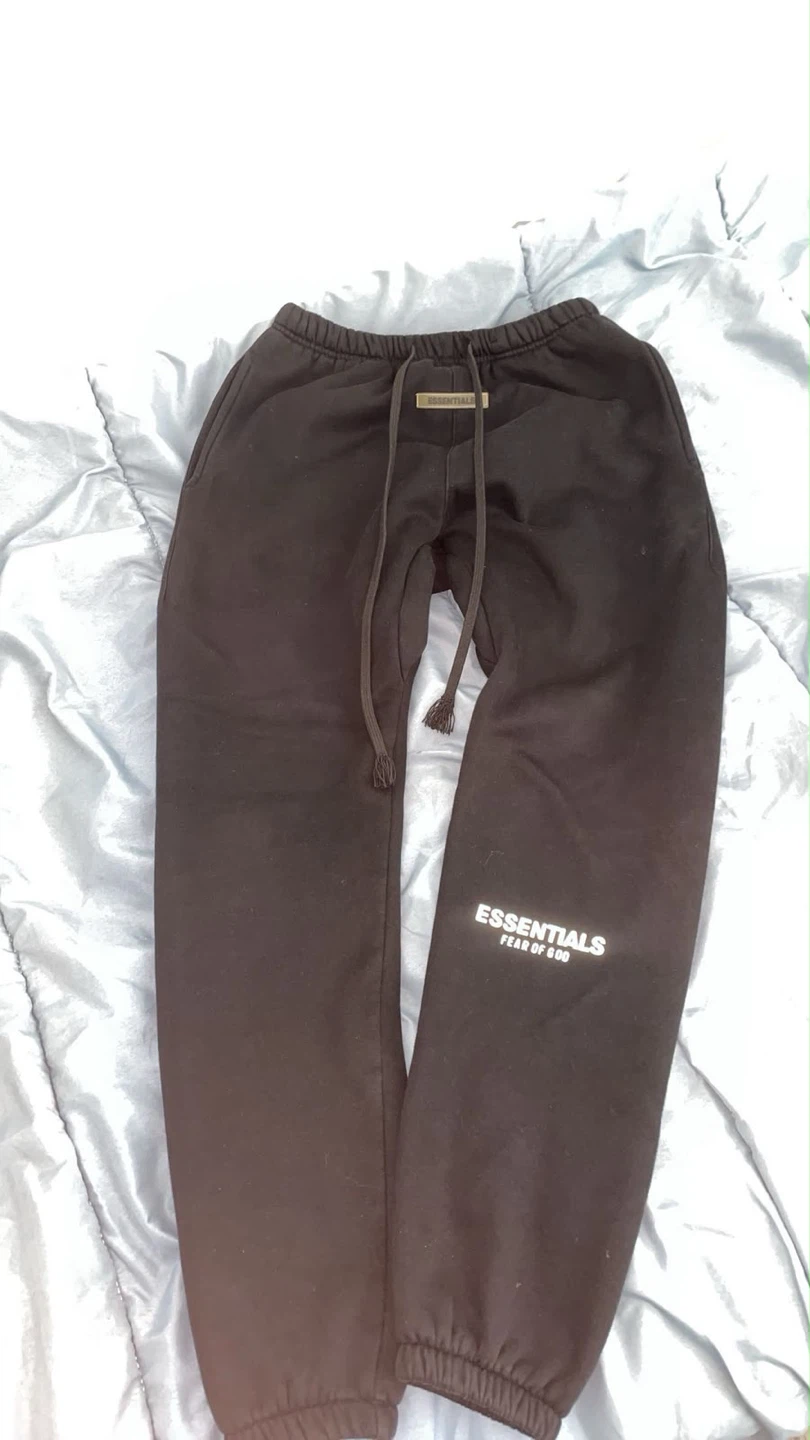 Black Essentials Fear of God Sweatpants  and hoodie - photo 2