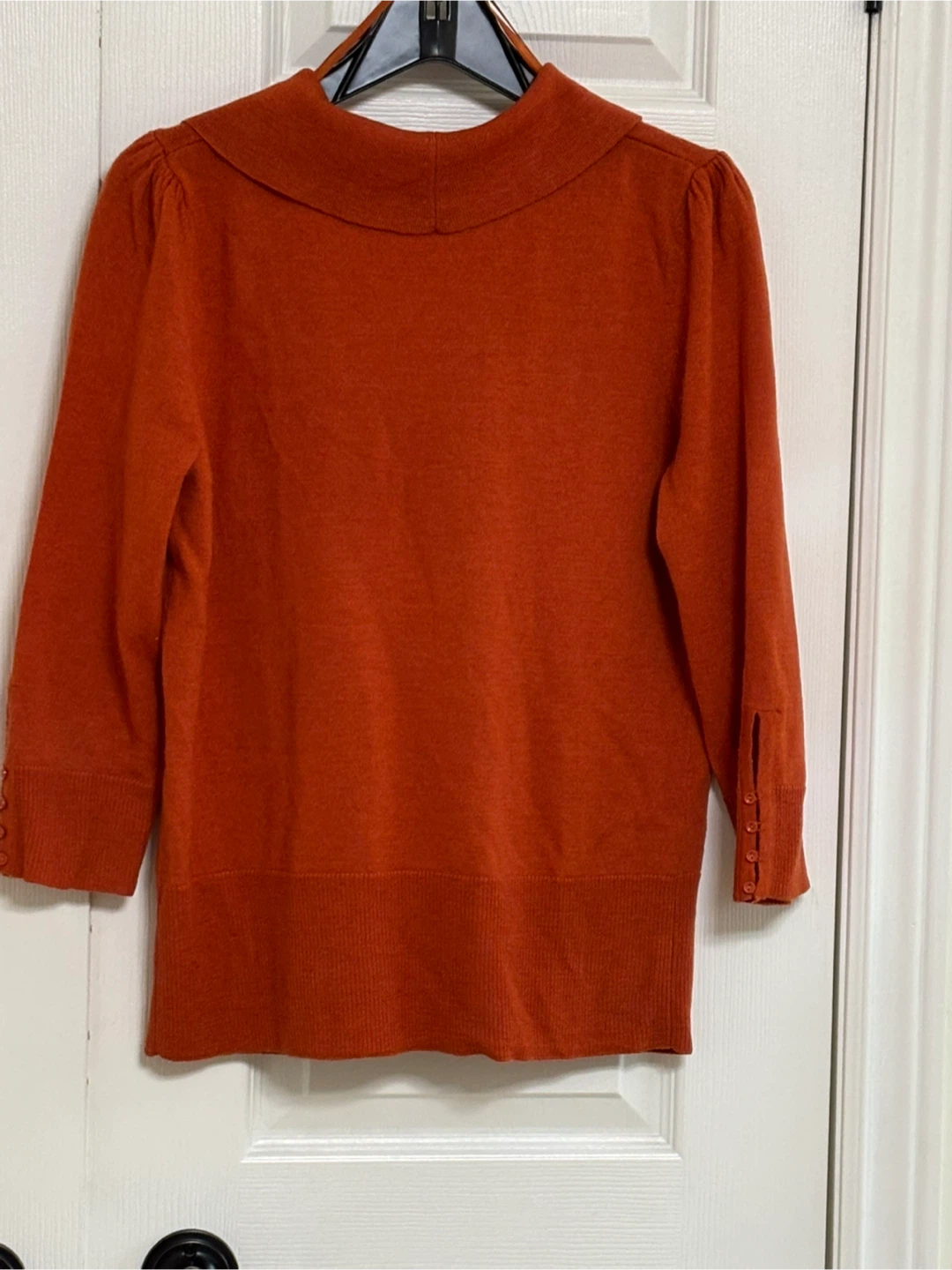 Orange Cowl Neck Sweater - photo 2