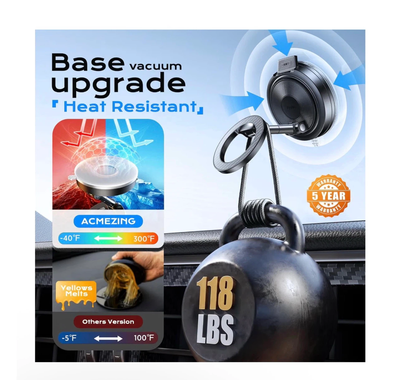 Brand new NeverDrop Car Phone Mount for MagSafe - photo 5