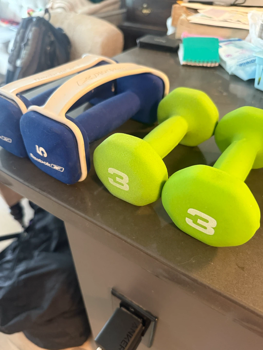 3 lb & 5 lb Dumbbell Set – 4 Dumbbells – $20 - photo 2