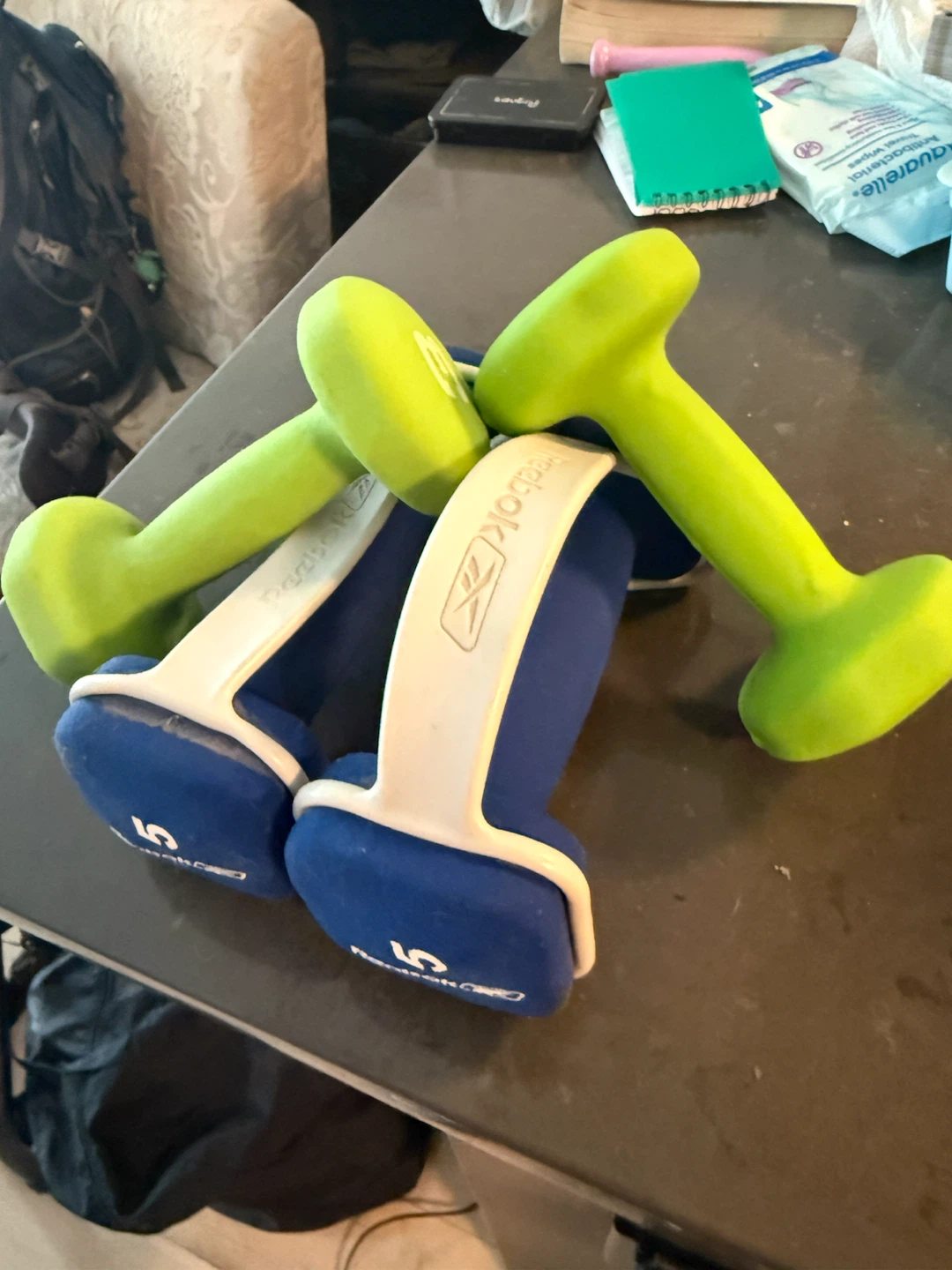 3 lb & 5 lb Dumbbell Set – 4 Dumbbells – $20 - photo 3