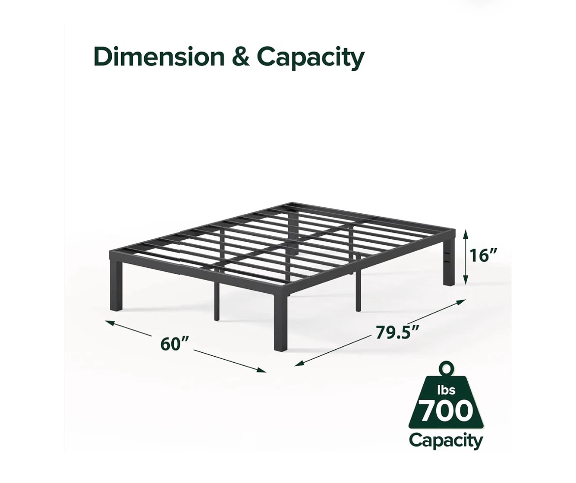 Zinus 16 inch Queen size metal bed frame - photo 3