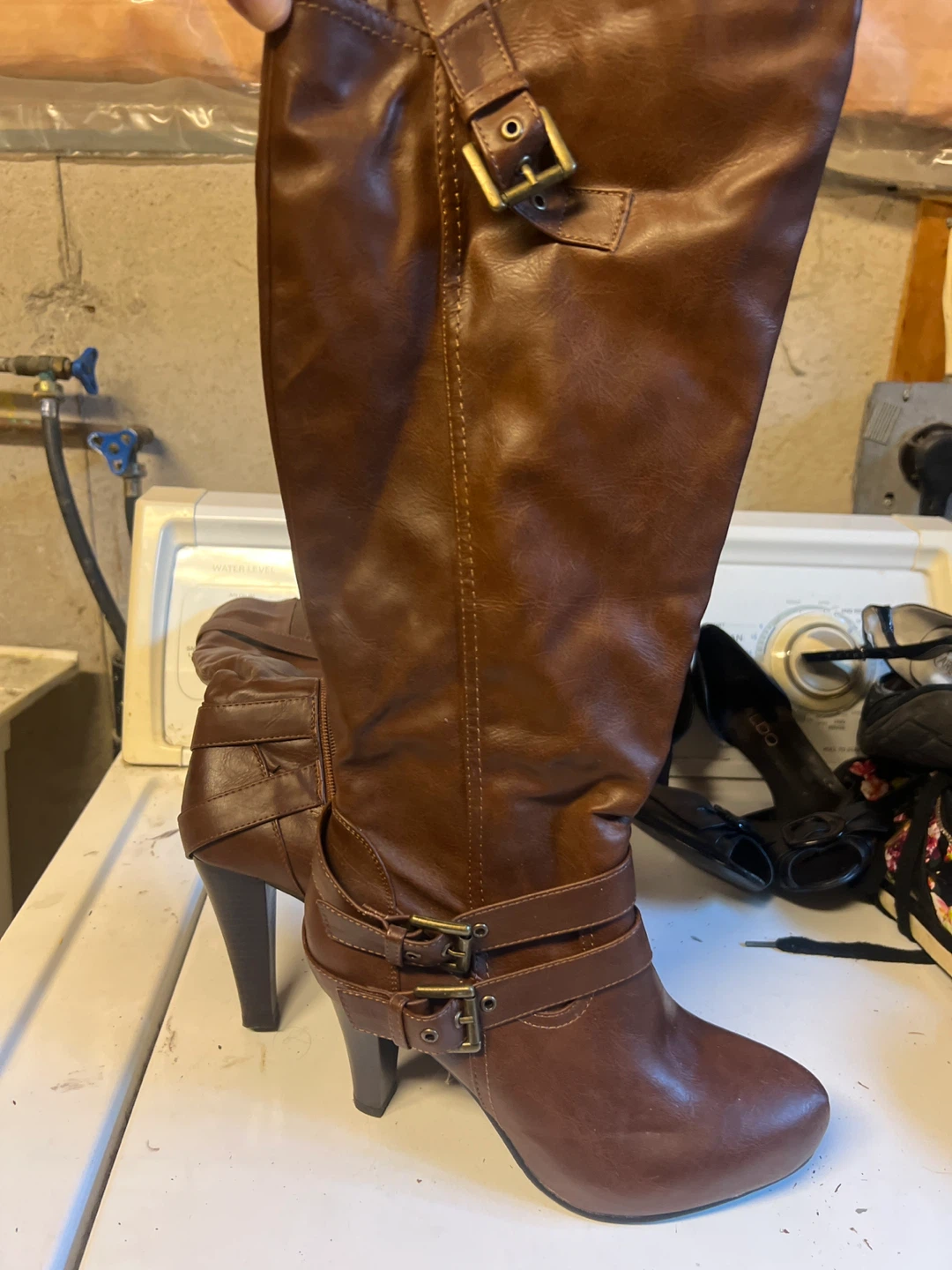 Brown Tall Boots - Size 7